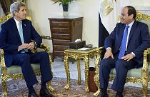 John Kerry au Caire pour renouer le "dialogue stratégique" avec l'Egypte