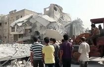 Συρία: Στρατιωτικό αεροσκάφος συνετρίβη πάνω σε πολυσύχναστη αγορά