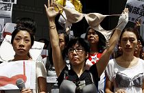 Büstenhalter-Proteste in Hongkong