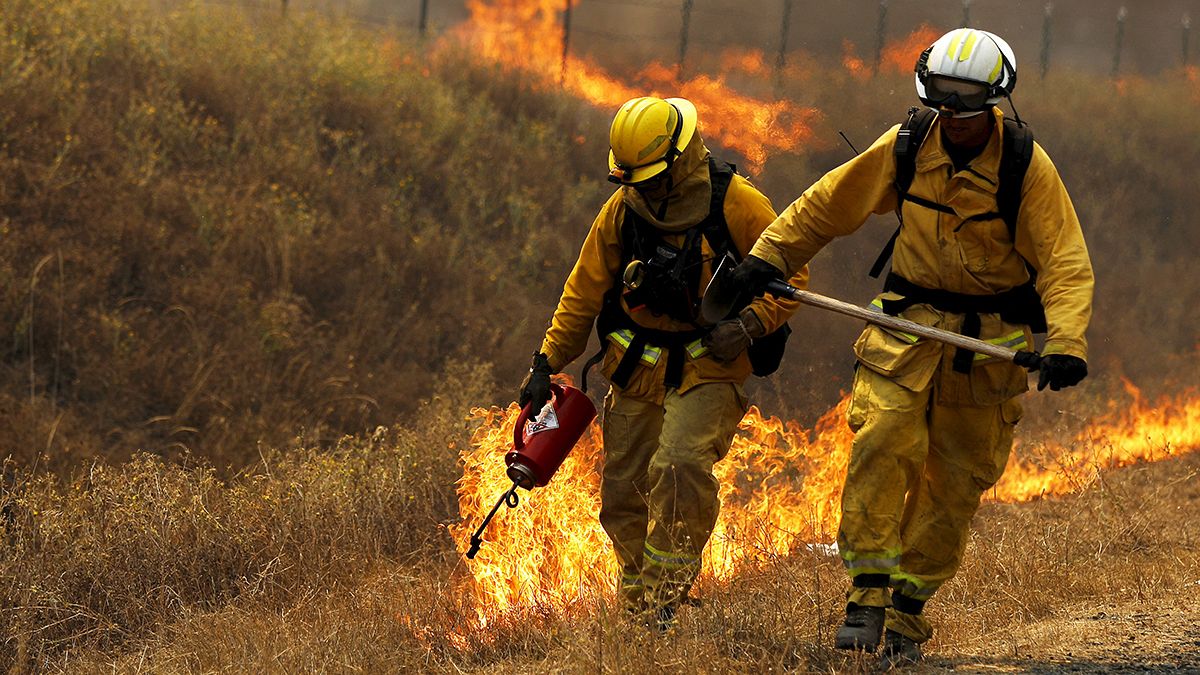 California wildfires: Thousands told to flee as 'Rocky' ravages drought-parched terrain