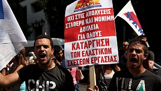 Greece: Anti-austerity protesters denounce 'ever-closer' bailout deal