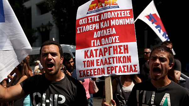 Greece: Anti-austerity protesters denounce 'ever-closer' bailout deal Greece: Anti-austerity protesters denounce 'ever-closer' bailout deal