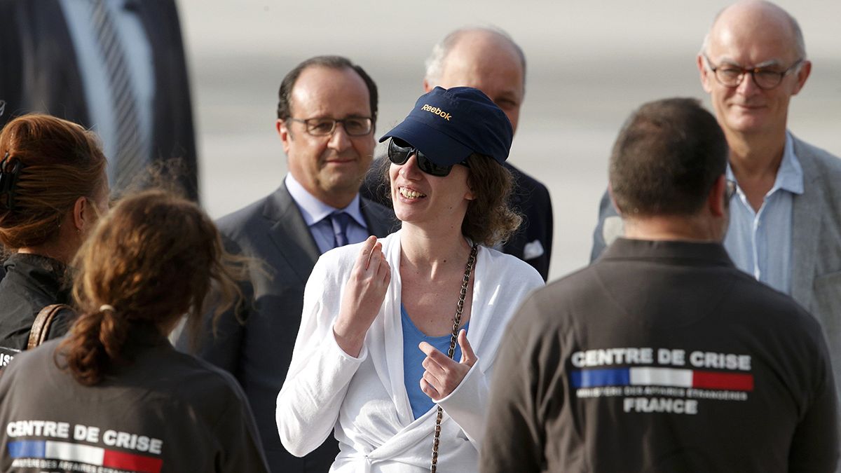 French hostage arrives in Paris after months held captive in Yemen