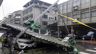 Tote bei Taifun in Taiwan