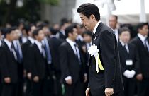 Nagasaki 70 anni dopo, Shinzo Abe:"Mai più armi nucleari"