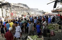 Взрыв на рынке в Багдаде: более 70 погибших