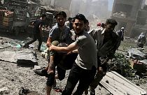 Otto morti in attacchi aerei siriani