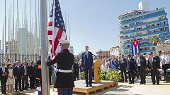 Neue Botschaft: Die US-Flagge weht wieder in Havanna
