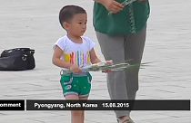 Kuzey Kore'nin başkenti Pyongyang'da II. Dünya Savaşı'nın bitişi