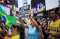 مظاهرات في 200 مدينة برازيلية تطالب بتنحي روسيف