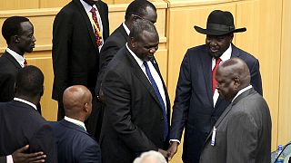 Gobierno y rebeldes de Sudan del Sur firman un preacuerdo de paz