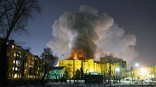 Image: Fire in Kemerovo shopping center