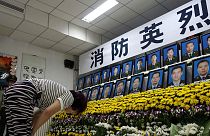 الصين تحيي ذكرى ضحايا تيانجين