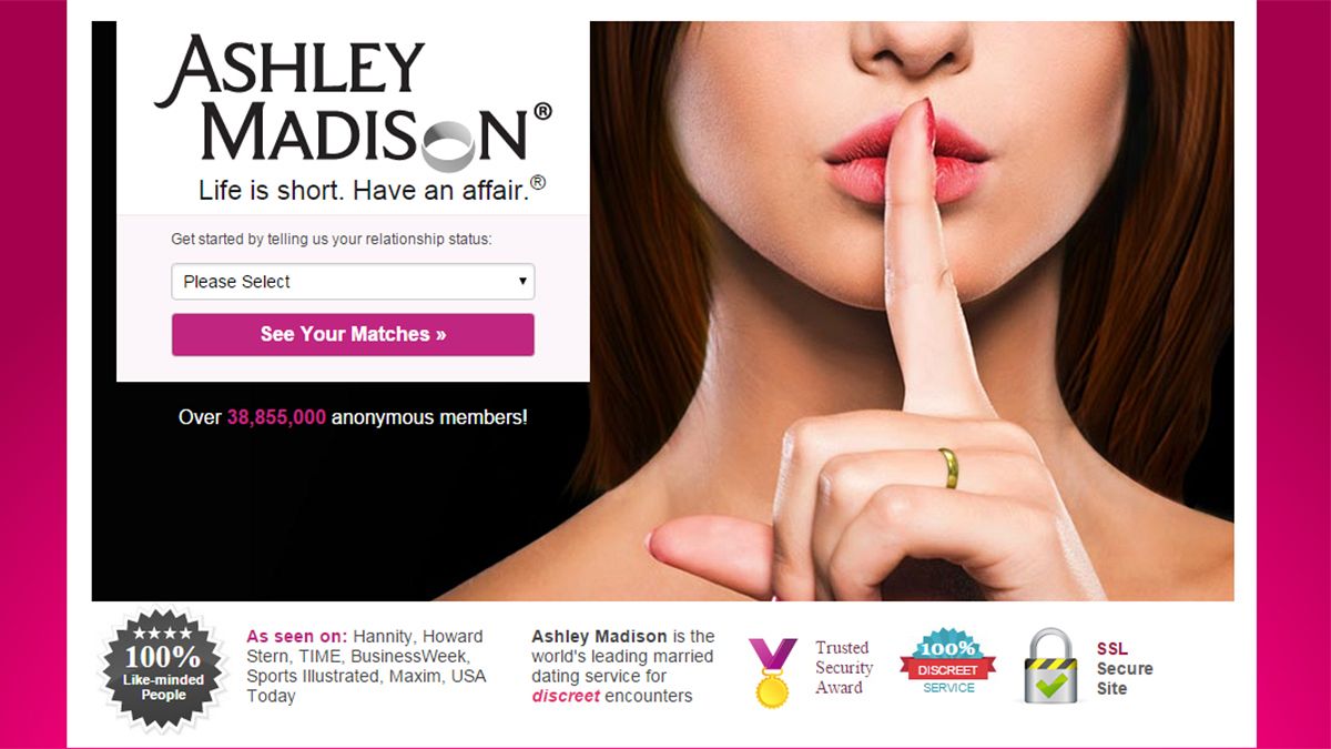 Piratas informáticos revelam dados de milhões utilizadores do site Ashley Madison