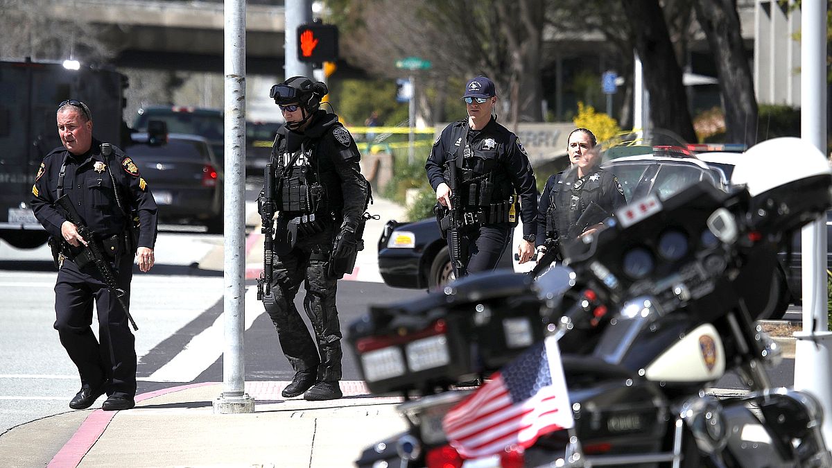 Image: Shooting At YouTube Headquarters In San Bruno, California