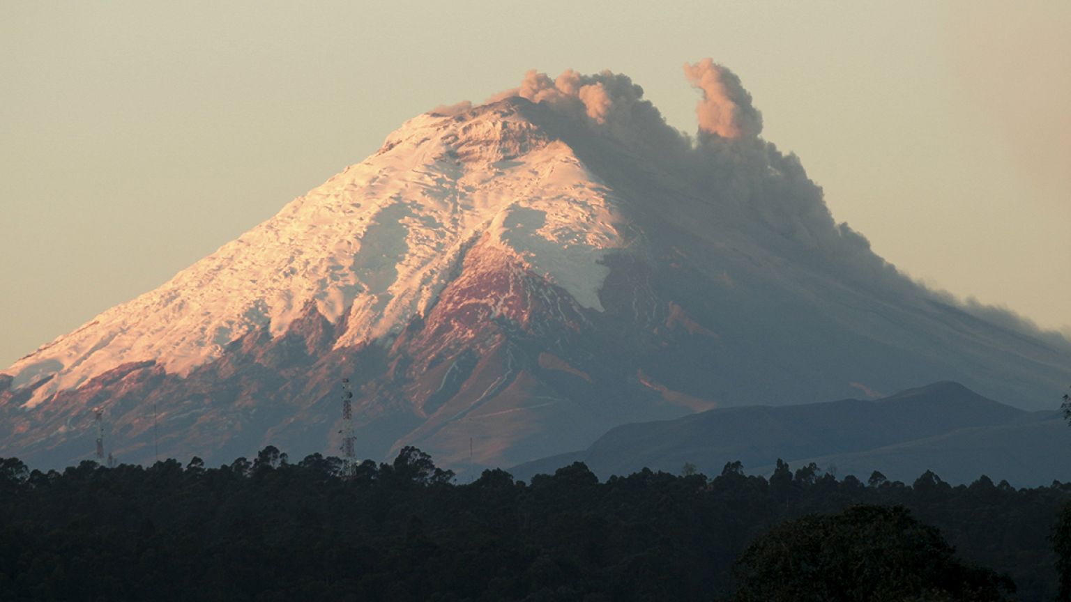 Ecuador's Cotopaxi volcano awakens after 75 years