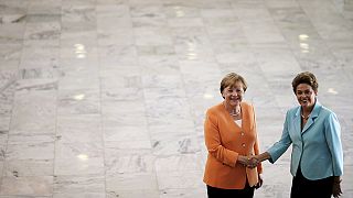 Merkel se muestra optimista sobre el acuerdo de libre comercio entre la UE y Mercosur en su visita a Brasil