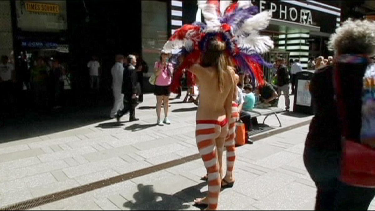 New York: toplessness in Times Square could change forever