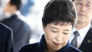 Image: Impeached South Korean former President Park Geun-hye arrives to the