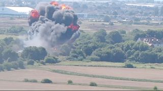 Suben a 11 los muertos en el accidente durante una exhibición aérea en Inglaterra