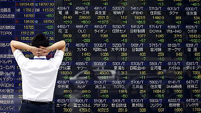 Asian stocks tumble to lowest level in three years