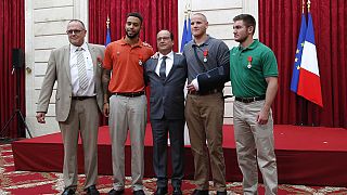 France awards Legion of Honour to men who disarmed train gunman