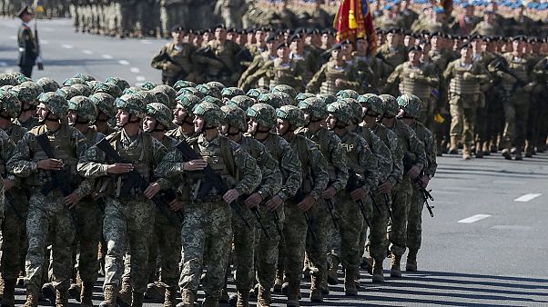 جشن سالگرد استقلال اوکراین در کی یف برگزار شد جشن سالگرد استقلال اوکراین در کی یف برگزار شد