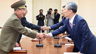 North and South Korea end stand off after intense talks