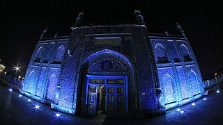 مسجد کبود از دید چشم ماهی (آلبوم عکس)