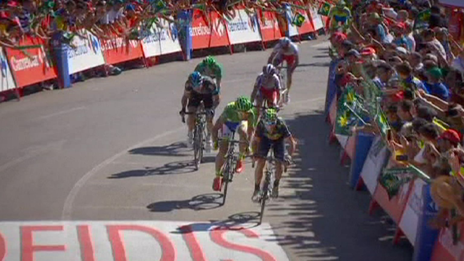 Alejandro Valverde se impone en la cuarta etapa de la Vuelta a España