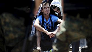 "Makedonya'ya dayanan göçmenlerin yüzde 80'i Suriyeli"