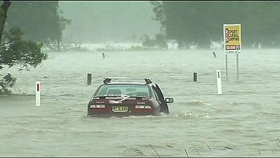 Avustralya'da sel New South Wales bölgesini sular altında bırakta