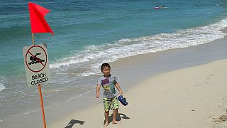 Пляж Вайкики в Гонолулу: купаться запрещено!