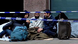 Bruxelles: Des migrants forcés de dormir dans la rue