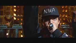 Rap biopic rules Hollywood as NWA stay top for second week