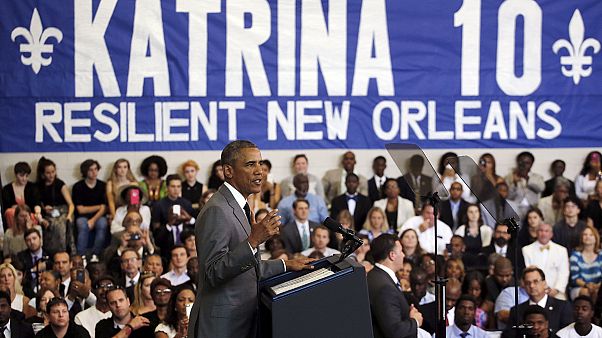 Obama in New Orleans: "Unser Job hier ist nicht getan" Obama in New Orleans: "Unser Job hier ist nicht getan"