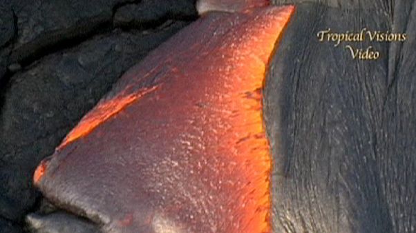 Ποτάμια λάβας από το ηφαίστειο Kilauea της Χαβάης Ποτάμια λάβας από το ηφαίστειο Kilauea της Χαβάης