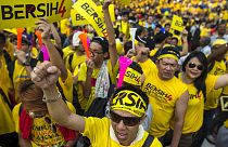 Μαλαισία:Ειρηνική διαδήλωση κατά του πρωθυπουργού Νατζίμπ Ρατζάκ
