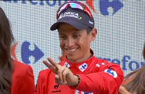 Chavas retains red as Stuyven wins crash-hit Vuelta stage