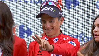 Chavas retains red as Stuyven wins crash-hit Vuelta stage