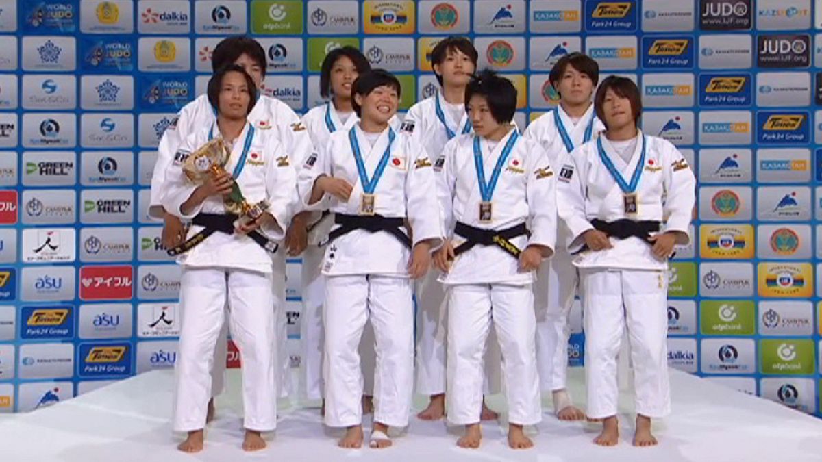 Japan complete team double on final day of Judo World Championships