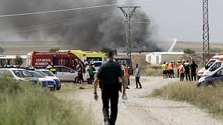 Todavía se investigan las causas de la explosión en una fábrica pirotécnica en Zaragoza