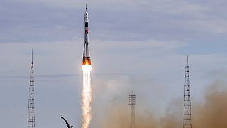 سه فضانورد روس، دانمارکی و قزاق از قزاقستان به فضا رفتند