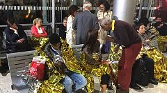 مهاجران در کاله مسیر قطارهای فرانسوی و انگلیسی را بستند