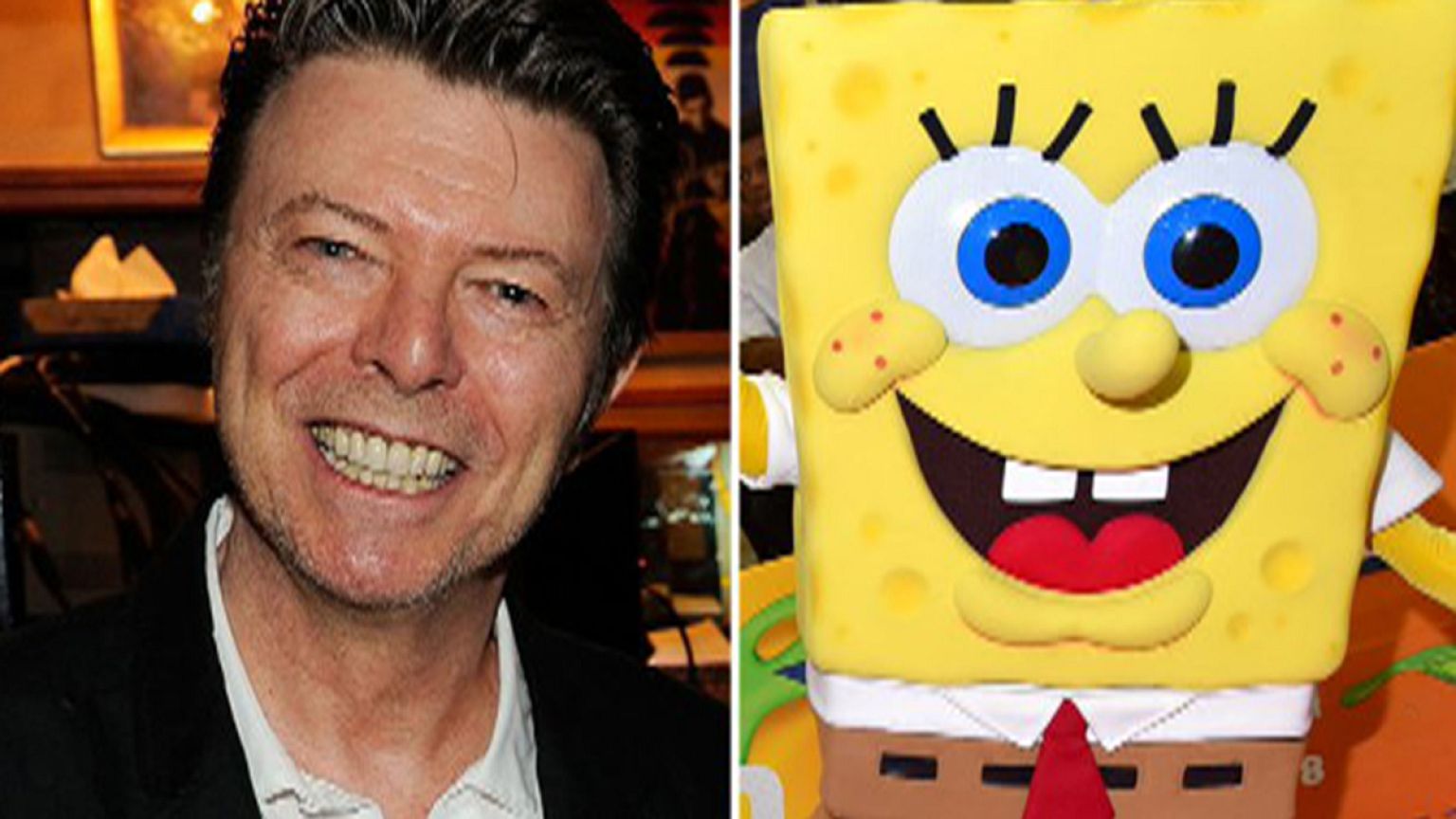 Ο David Bowie γράφει μουσική για τον... Μπομπ Σφουγγαράκη!