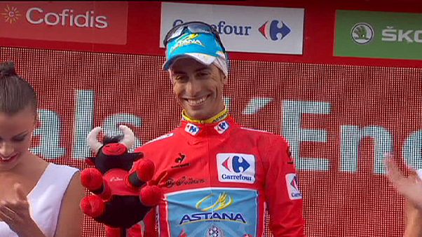 Fabio Aru übernimmt die Führung bei der Vuelta Fabio Aru übernimmt die Führung bei der Vuelta