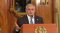Dokunulmazlığı kaldırılan Guatemala Devlet Başkanı Molina istifa etti