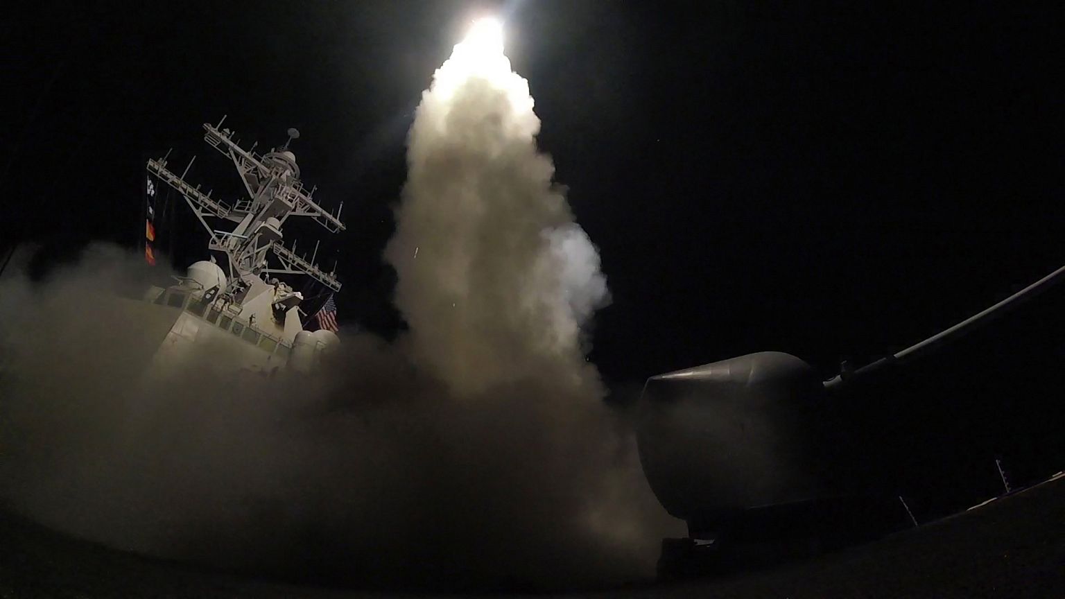 Image: Tomahawk Missile Strike Syria 2017