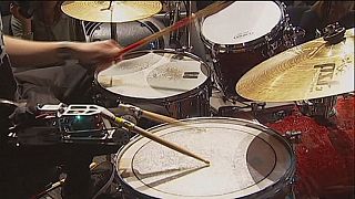 'Cyborg drummer' shows off his skills in Australia