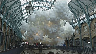 Up, Up and Away in Covent Garden with an exhibition of thousands of balloons Up, Up and Away in Covent Garden with an exhibition of thousands of balloons